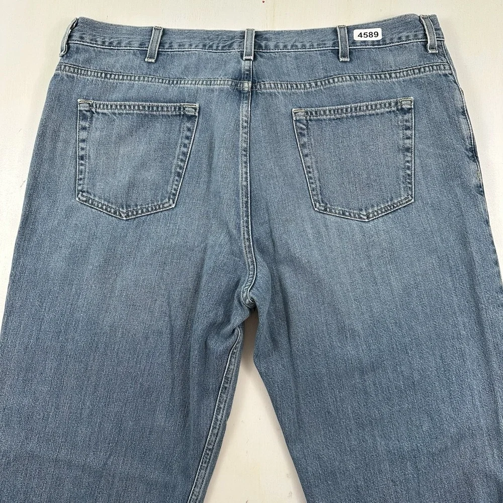 Vintage Old Navy Loose Jeans Mens 40x32 Baggy Fit Light Wash Blue Denim Y2K‎